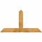 Ekena Millwork Portland Rough Sawn Timber Gable Bracket, Western Red Cedar, 60"W x 32"H x 2"D x 6"F, 13/12 Pitch GBW060X32X0206POR00RWR - alternate 1